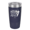 I Wonder if Pizza Thinks About Me Too - Laser Engraved Stainless Steel Drinkware - 2131 -