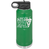 I Wonder if Pizza Thinks About Me Too - Laser Engraved Stainless Steel Drinkware - 2131 -
