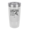 I Can't Make Everyone Happy I'm Not a Pizza - Laser Engraved Stainless Steel Drinkware - 2133 -