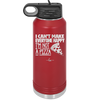 I Can't Make Everyone Happy I'm Not a Pizza - Laser Engraved Stainless Steel Drinkware - 2133 -