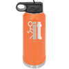 Fuck It Stick Figure - Laser Engraved Stainless Steel Drinkware - 2139 -