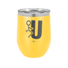 Fuck U Stick Figure - Laser Engraved Stainless Steel Drinkware - 2140 -