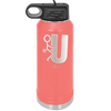 Fuck U Stick Figure - Laser Engraved Stainless Steel Drinkware - 2140 -
