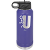 Fuck U Stick Figure - Laser Engraved Stainless Steel Drinkware - 2140 -