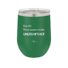 Rule 1 Never Repeat a Mistake Unless He's Hot - Laser Engraved Stainless Steel Drinkware - 2143 -
