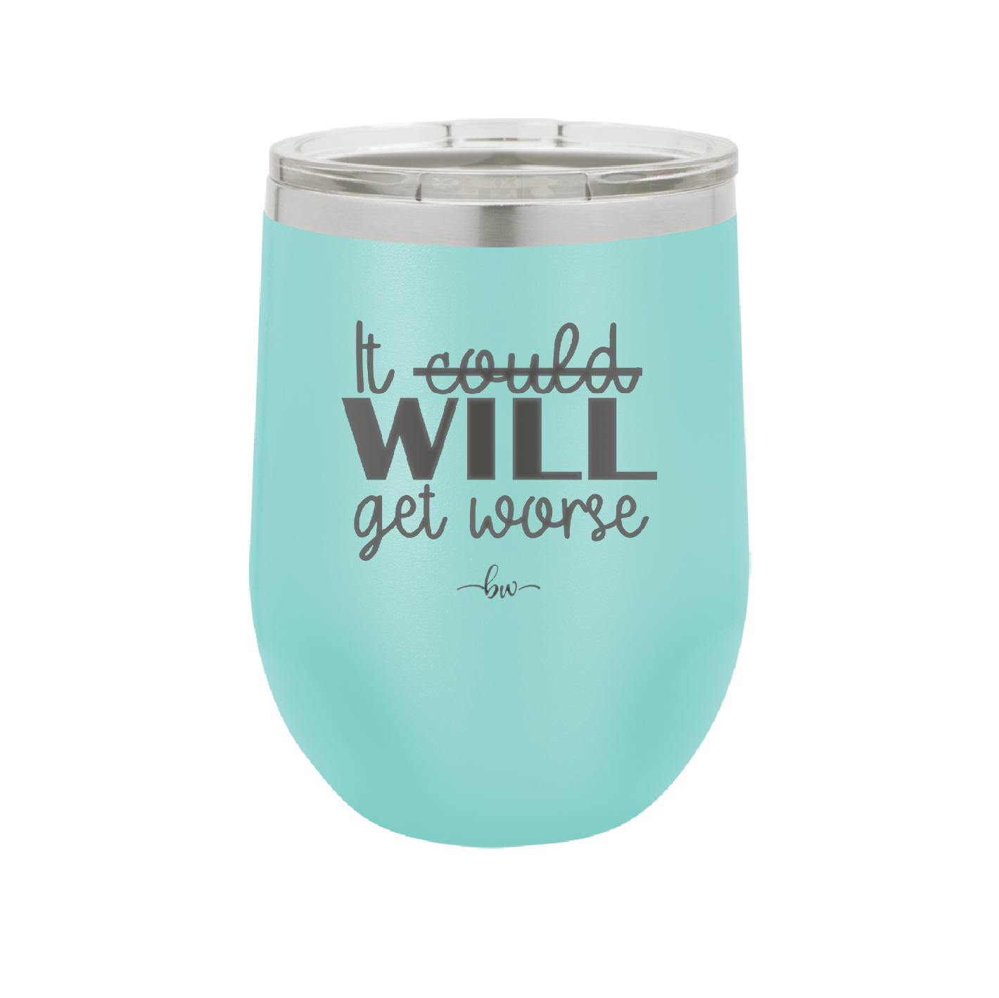 It Could Will Get Worse - Laser Engraved Stainless Steel Drinkware - 2147 -