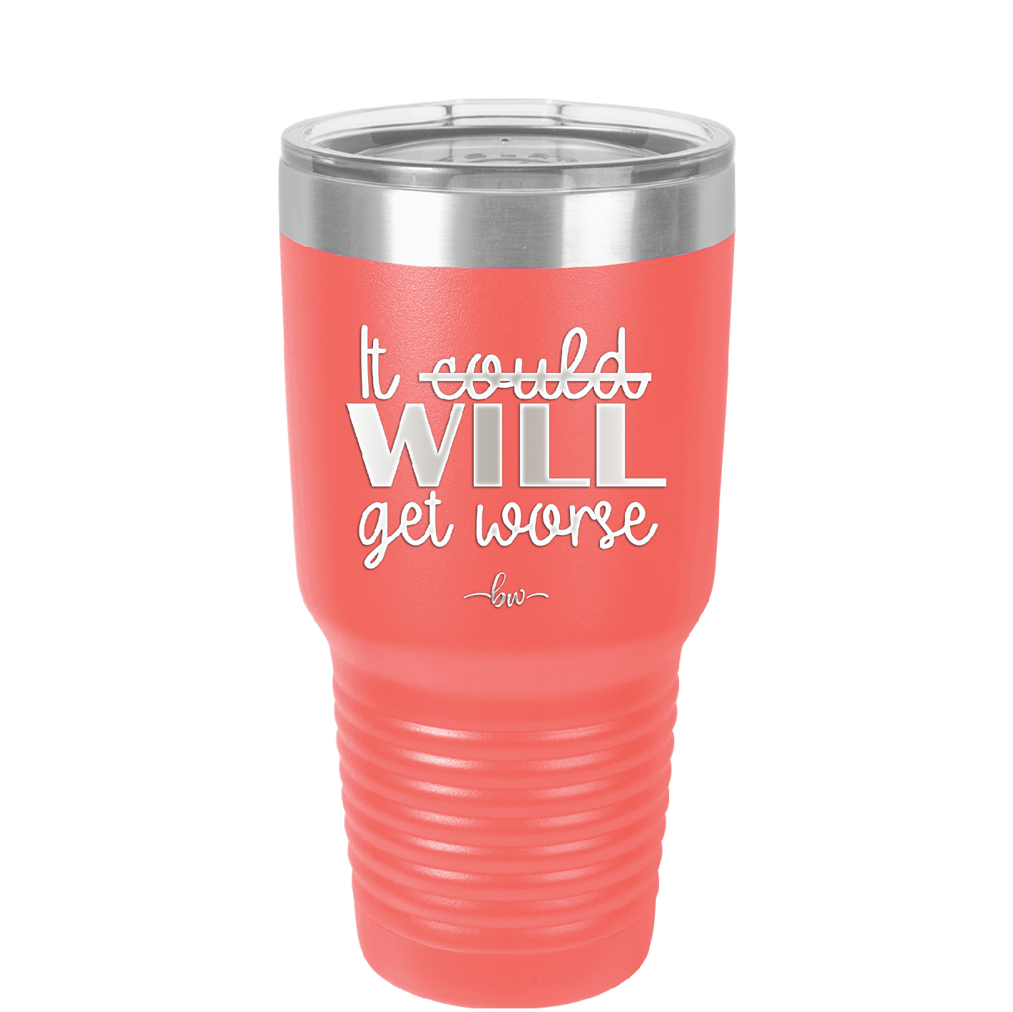 It Could Will Get Worse - Laser Engraved Stainless Steel Drinkware - 2147 -