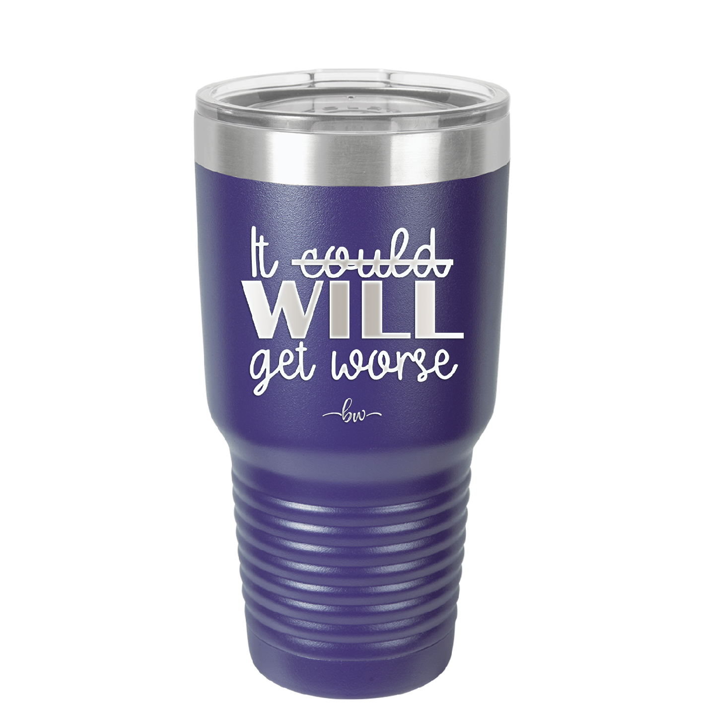 It Could Will Get Worse - Laser Engraved Stainless Steel Drinkware - 2147 -