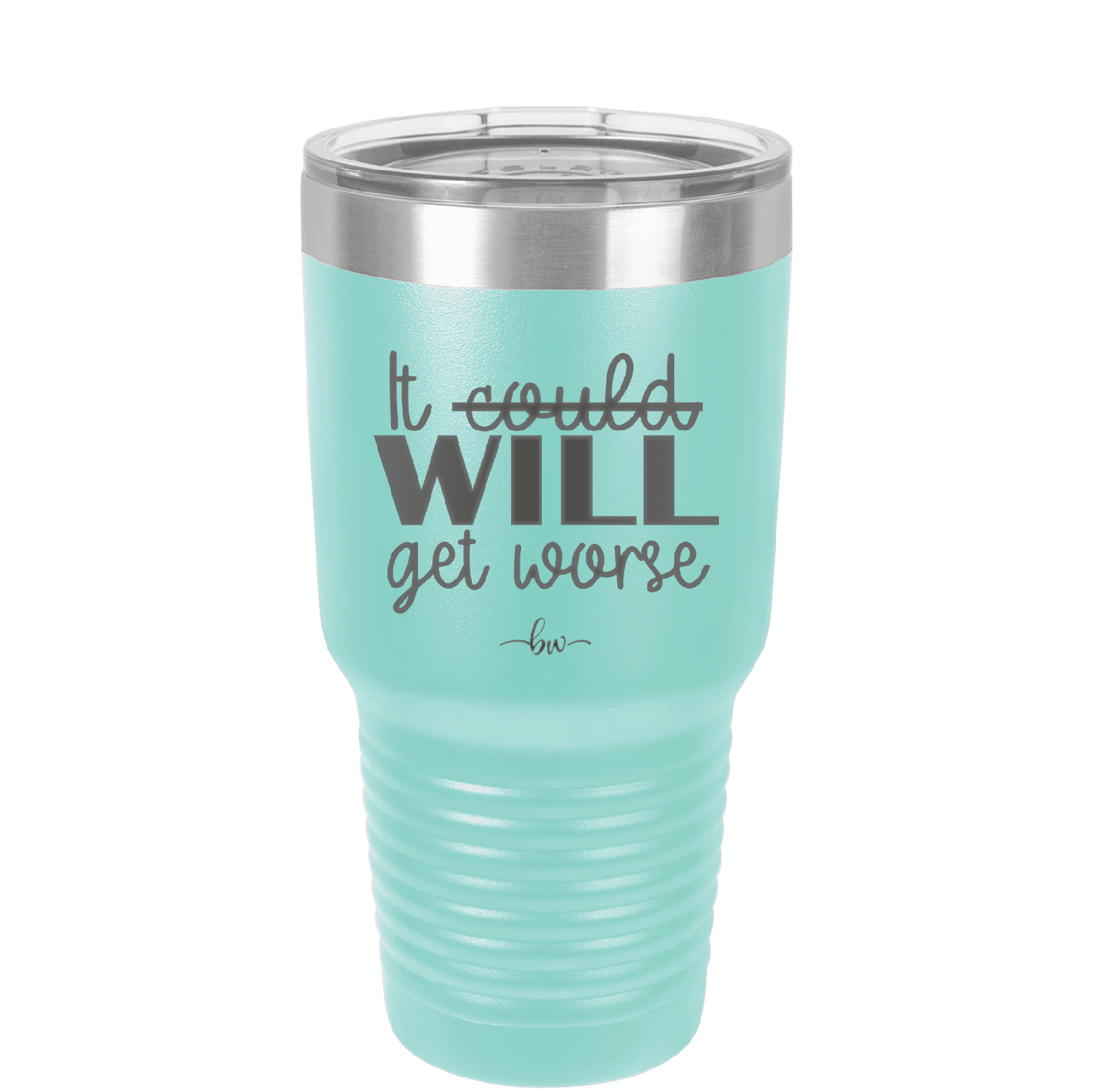 It Could Will Get Worse - Laser Engraved Stainless Steel Drinkware - 2147 -