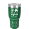 If My Mouth Doesn't Say it My Face Definitely Will - Laser Engraved Stainless Steel Drinkware - 2150 -