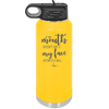 If My Mouth Doesn't Say it My Face Definitely Will - Laser Engraved Stainless Steel Drinkware - 2150 -