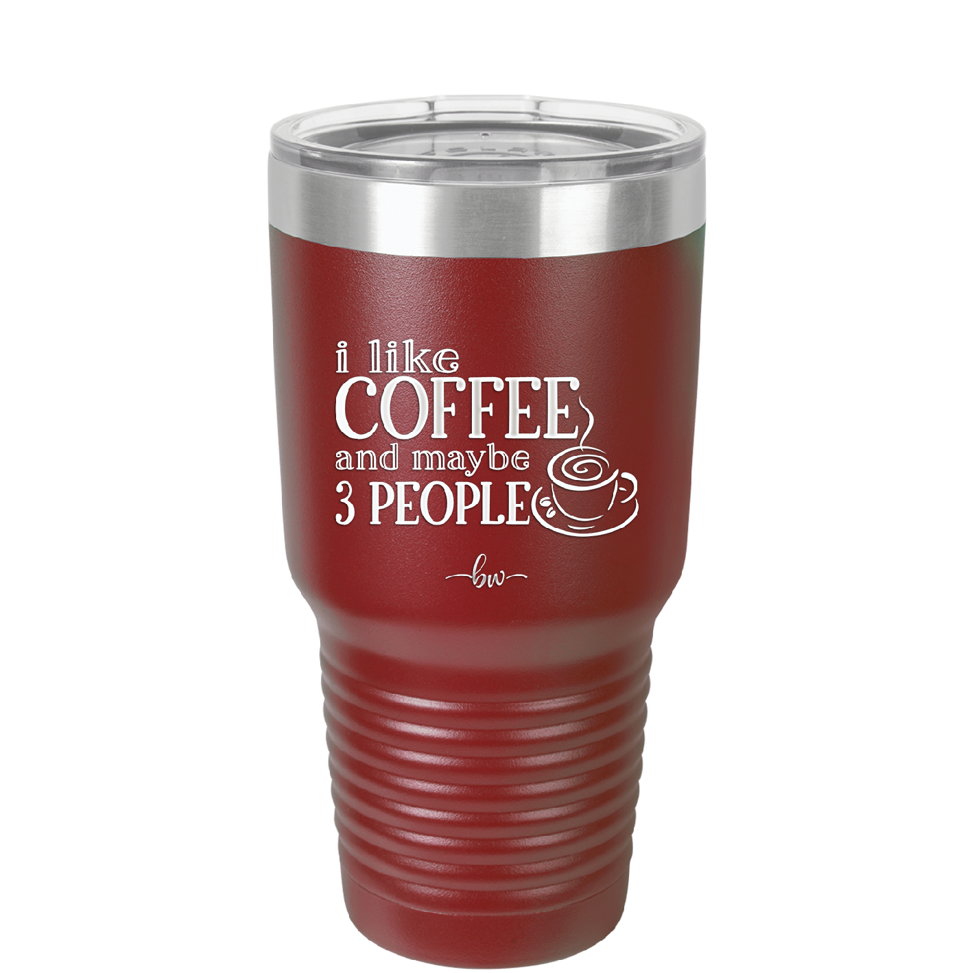 I Like Coffee and Maybe Like 3 People - Laser Engraved Stainless Steel Drinkware - 2157 -