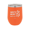 Wag More Bark Less - Laser Engraved Stainless Steel Drinkware - 2158 -