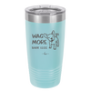 Wag More Bark Less - Laser Engraved Stainless Steel Drinkware - 2158 -