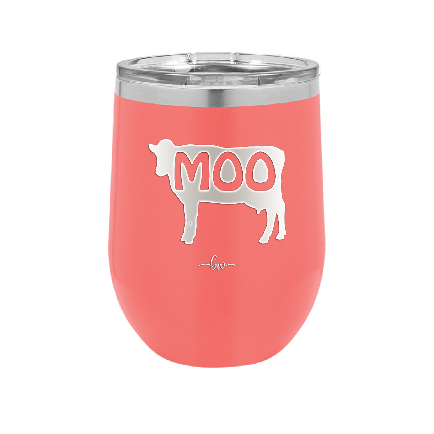 Moo - Laser Engraved Stainless Steel Drinkware - 2160 -