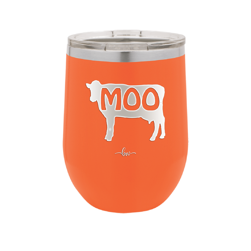 Moo - Laser Engraved Stainless Steel Drinkware - 2160 -