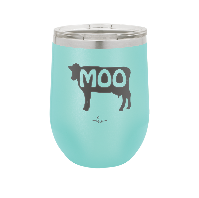 Moo - Laser Engraved Stainless Steel Drinkware - 2160 -