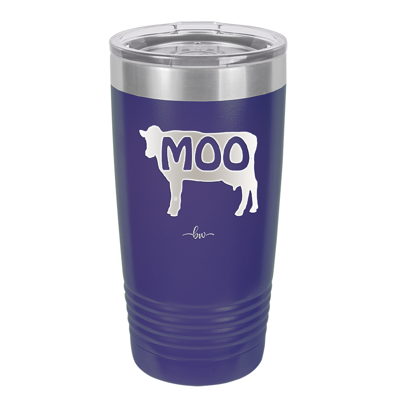 Moo - Laser Engraved Stainless Steel Drinkware - 2160 -