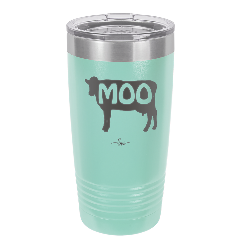 Moo - Laser Engraved Stainless Steel Drinkware - 2160 -