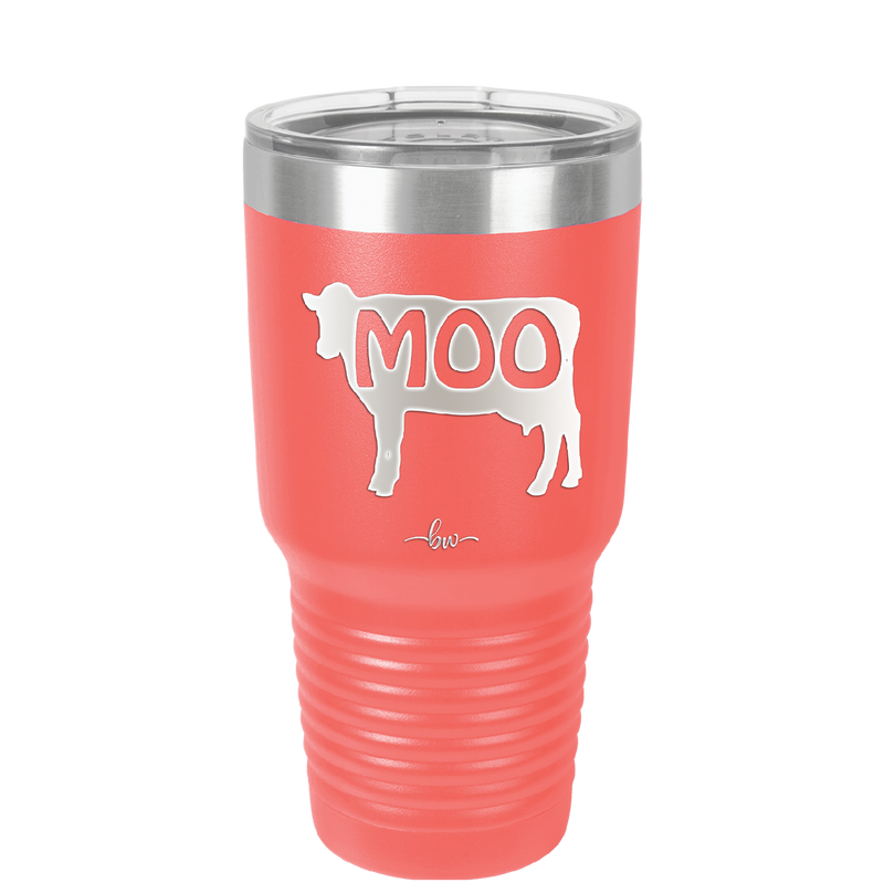 Moo - Laser Engraved Stainless Steel Drinkware - 2160 -