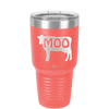 Moo - Laser Engraved Stainless Steel Drinkware - 2160 -