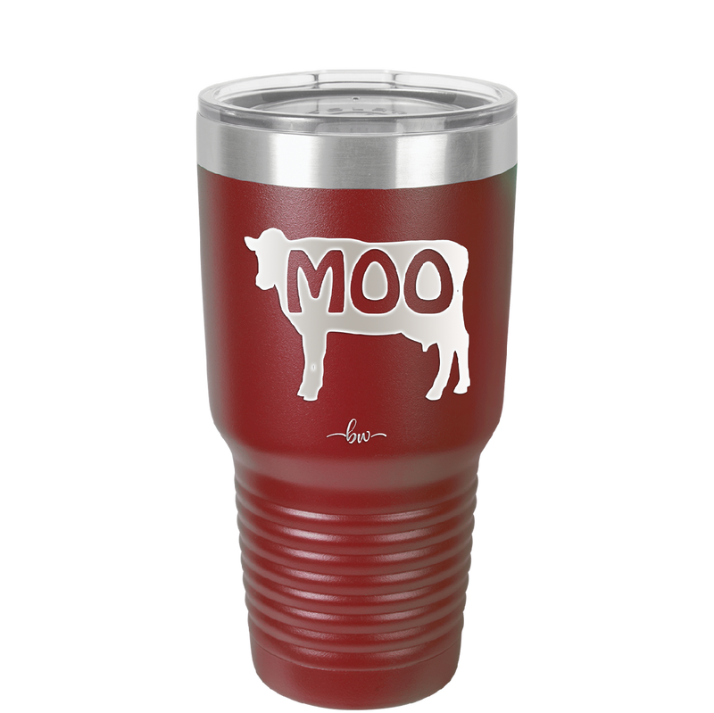 Moo - Laser Engraved Stainless Steel Drinkware - 2160 -