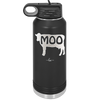 Moo - Laser Engraved Stainless Steel Drinkware - 2160 -