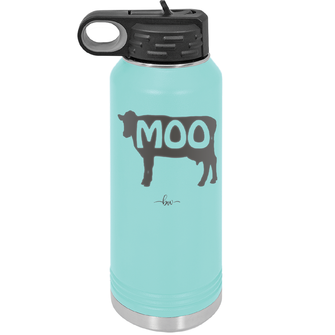 Moo - Laser Engraved Stainless Steel Drinkware - 2160 -