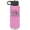 To Jump or Not to Jump That is the Equestrian - Laser Engraved Stainless Steel Drinkware - 2161 -