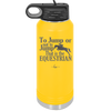 To Jump or Not to Jump That is the Equestrian - Laser Engraved Stainless Steel Drinkware - 2161 -