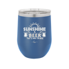 Sunshine and Beer That's Why I'm Here - Laser Engraved Stainless Steel Drinkware - 2166 -