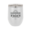 Sunshine and Beer That's Why I'm Here - Laser Engraved Stainless Steel Drinkware - 2166 -