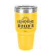 Sunshine and Beer That's Why I'm Here - Laser Engraved Stainless Steel Drinkware - 2166 -