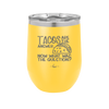 Tacos are the Answer Now What Was the Question - Laser Engraved Stainless Steel Drinkware - 2168 -