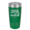 Tacos are the Answer Now What Was the Question - Laser Engraved Stainless Steel Drinkware - 2168 -