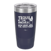 Tacos and Tequila Becauses it's Tuesday Somewhere - Laser Engraved Stainless Steel Drinkware - 2167 -