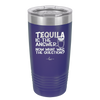 Tequila is the Answer Now What Was the Question - Laser Engraved Stainless Steel Drinkware - 2169 -