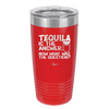 Tacos and Tequila Becauses it's Tuesday Somewhere - Laser Engraved Stainless Steel Drinkware - 2167 -