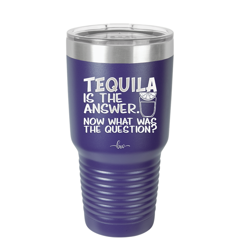 Tacos and Tequila Becauses it's Tuesday Somewhere - Laser Engraved Stainless Steel Drinkware - 2167 -