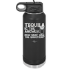 Tequila is the Answer Now What Was the Question - Laser Engraved Stainless Steel Drinkware - 2169 -