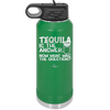 Tequila is the Answer Now What Was the Question - Laser Engraved Stainless Steel Drinkware - 2169 -