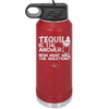 Tequila is the Answer Now What Was the Question - Laser Engraved Stainless Steel Drinkware - 2169 -