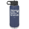 Tequila is the Answer Now What Was the Question - Laser Engraved Stainless Steel Drinkware - 2169 -