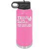 Tequila is the Answer Now What Was the Question - Laser Engraved Stainless Steel Drinkware - 2169 -