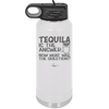 Tacos and Tequila Becauses it's Tuesday Somewhere - Laser Engraved Stainless Steel Drinkware - 2167 -