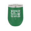 Whiskey is the Answer Now What Was the Question - Laser Engraved Stainless Steel Drinkware - 2170 -