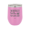 Whiskey is the Answer Now What Was the Question - Laser Engraved Stainless Steel Drinkware - 2170 -
