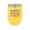 Whiskey is the Answer Now What Was the Question - Laser Engraved Stainless Steel Drinkware - 2170 -