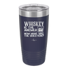 Whiskey is the Answer Now What Was the Question - Laser Engraved Stainless Steel Drinkware - 2170 -