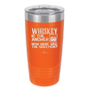 Whiskey is the Answer Now What Was the Question - Laser Engraved Stainless Steel Drinkware - 2170 -